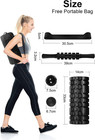 6 In 1 Foam Roller Set Trigger Point Massage Balls Yoga Pilates Fitness Kit