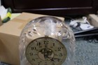 Beautiful Working Rare Antique Vintage Electric Bulle Clock With Crystal Dome