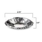 Mt Products Small Pie Pans   Clamshell Aluminum Foil Pans - Pack Of 100