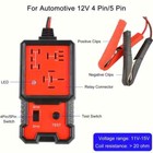 Car Relay Tester Universal  Automotive Relay Tester 12v 4   5 Pin Pro Auto Test