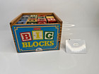 Schylling Big Blocks Wooden Alphabet Blocks 45 Blocks W  Wood Box See Descr