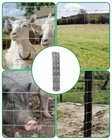 Cattle Fence 4ft X 328ft Galvanized Wire Fence  durable Metal Field Farm Fence