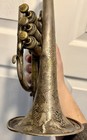 Antique Vintage F Busch New York Silver Plated Cornet