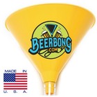 Large Beer Bong Funnel W  Black Valve  2    Long fun For Tailgating  yellow Funnel
