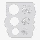 Moon Clouds - Reusable Airbrush Stencil Template