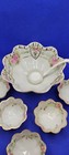 Vintage Antique Nippon Japan Handpainted Nut Berry Serving Bowl Set W ladle 