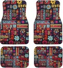 Non-slip Car Floor Mats - All-weather Front Rear Totemic