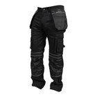 Mens Construction Work Pants Heavy Duty Cordura Cargo Workwear Utility Trousers