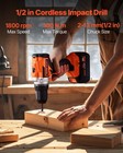 Vevor Tool Combo Kit 20v Brushless Cordless Power Tool Combo Kit With Batteries