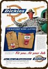 1954 Dickies Job Matched Work Clothes Vintage-look Decorative Replica Metal Sign