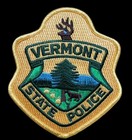 Vermont State Police Dept  Issued Emblem Authority Sticker Full Size          Made