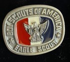Vintage Eagle Boy Scouts Of America Bsa Scouting Cfj Ribbon Pin Award   Bolo Tie