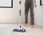 S hark Cordless Rechargeable Floor   Carpet Sweeper  12-in Cleaning Path V2945z