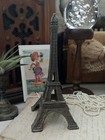 Vintage Brass Eiffel Tower Figurine Souvenir Stauette