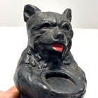 Vintage Hubley Cast Iron Coin Bank Black Bear With Honey Pot Coin Slot 1930s Usa