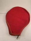 Vibrant 1960s-70s Mid-century Floral Needlepoint Tennis Racquet Zip Cover