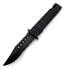 Stainless Steel 9  Tactical Blade Folding Pocket Knife Hunting W  Glass Breaker