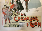 Original Vintage French Opera Poster Le Chevalier D  Eon 1908 Lithograph