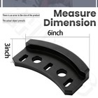 2-pack Composite Skid Shoes For 42 -47  Snowblowers  Fits John Deere Models  Rep