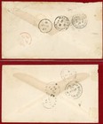 India 1897  1898  Two Missionary Covers To Canada