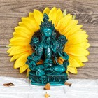 Tibetan Buddhist Green Tara Maa Statue Goddess Decorative Showpiece Figurine