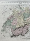 1851 Switzerland Hand Coloured Original Antique Map By Selina Hall