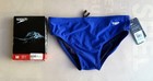 Two New Speedos Size 34 Med   25  Blue  white Corner Logo  Navy Blue  red Back
