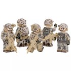 Elite Delta Force Mini Military Figures Set     10 U s   Soldiers With Gears