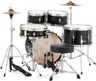 Pearl Roadshow Jr  5-piece Complete Drum Set With Cymbals - Jet Black