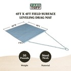 Yard Tuff 44hpdm Atv utv 4 X 4 Foot Zinc   Steel Field Surface Leveling Drag Mat