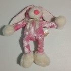 Dan Dee Collectors Choice Plush Bunny Rabbit Pink White Stuffed Animal