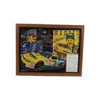  wow  dale Earnhardt Sr Autographed Sam Bass Signed 31  X 24  Print - Nascar  cp