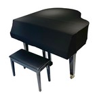 Waterproof Dustproof Grand Piano Cover - Elastic Drawstring  Fits Baby   Medium