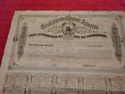 Confederate States Civil War Bond 1864 W  Csa Treasury Stamp Third  Series