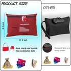 Cash Bag With Lock And 2 Keys Money For With 0 61 Liters  Red 