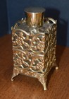 Filigree Metal Hollywood Regency Vanity Set Perfume Bottle Set  5  French