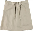 French Toast School Uniform -pleated Khaki Skort  - Sizes 10 1 2 To 20 1 2
