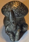 Thimble Pewter Gnome   Mushroom E Vincent Gallo 1988 Thimble Figurine