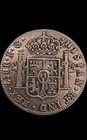 Mexico 8 Reales Silver Coin 1821 Colonial Milled Bust-type Ferdinand Vii