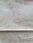 Vtg 40s Workbasket Embroidery Transfer 2-946 Dog T-towels Holiday Floral Pattern