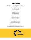 2017 Ski-doo Renegade Backcountry X G4 850 E-tec Service Repair Manual Book