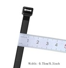 18 Inch Heavy Duty Black Zip Ties  60-pack  120 Lb Tensile Strength  Uv Resis   