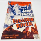 1937 Zane Grey s Forlorn River Original Pressbook Poster Larry Crabbe 11x17 Fl1