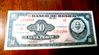 M  xico  10  Pesos  8 11 1961  Series  Lm  Banknote