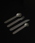 Vintage Sergio Asti Boca Stainless Steel Flatware Set Italy 1970s