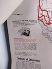 1957 Montana Fish   Game Moose And Mountain Goat Map   Area Info Sheet