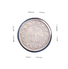 1900 Newfoundland 20 Cents  km-4   1402 Asw Silver      london Mint   Scarce