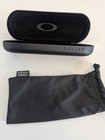 Oakley Black Hard Shell Sunglasses Eyeglasses Case With Soft Case bag Free Ship 