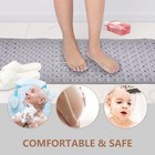 Non-slip Bath Mat  40x16  - Extra Long   Antibacterial Bathroom Shower Pad
