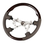  in Us  Steering Wheel Dark Wood Leather For Lexus Lx470 Toyota Land Cruiser 100